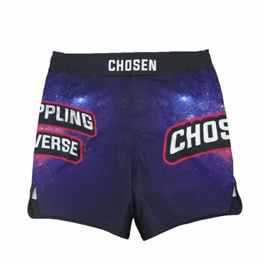 CHOSEN universe Fight Shorts-Black
